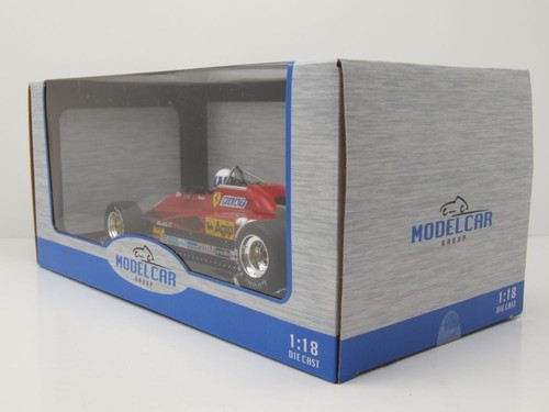 Modellino auto Ferrari 126C2 #28 Formula 1 Monaco GP 1982 rosso Pironi 1:18 MCG - Foto 8 di 8