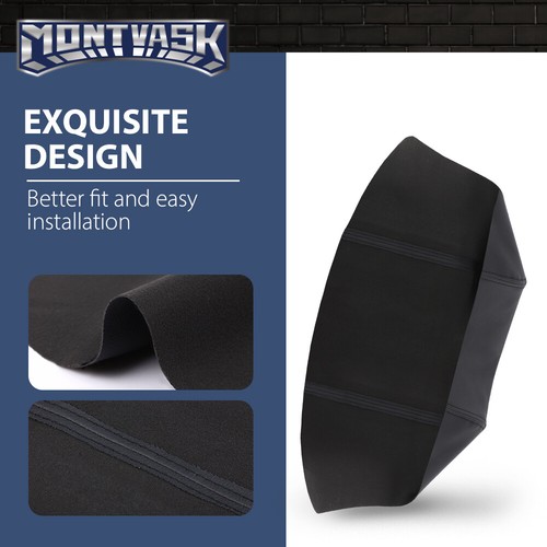 Leather Console Lid Armrest Cover Black Stitch Fit For 2011-2018 Ford Explorer - Foto 8 di 12