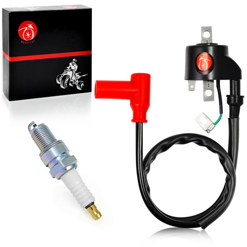 COIL IGNITION SPARK PLUG WIRE KIT For Honda 1998 1999 2000 CR250R , 2000 CR125R - Picture 3 of 9