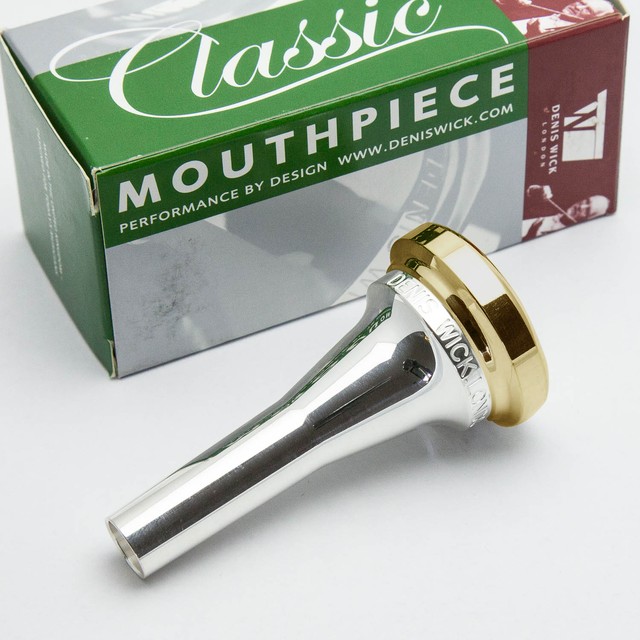 Genuine Denis Wick Steven Mead SM3M 24K Gold Rim & Cup Euphonium