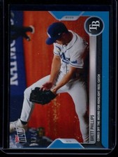 2022 Topps Now #35 Brett Phillips Blue Parallel Card #d 17/49