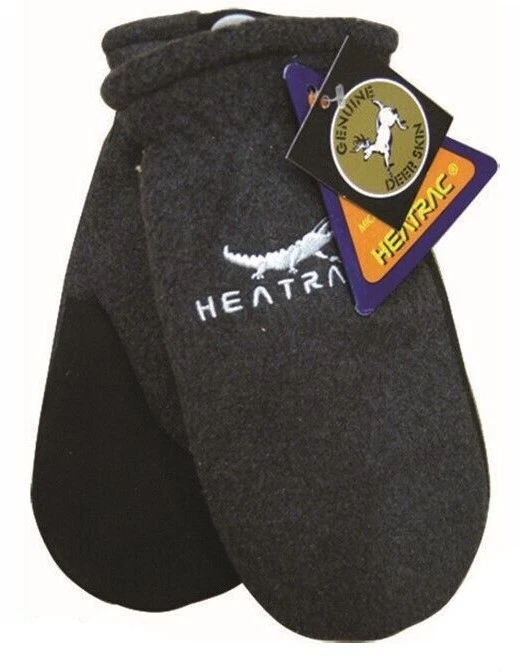Caiman® 1396 - Deerskin Heatrac Insulated Fleece-Back Winter Mitten - Image 2 of 3
