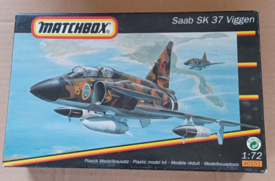 1:72 Matchbox 40151 Saab SK 37 Viggen (Doppelsitzer) extrem selten