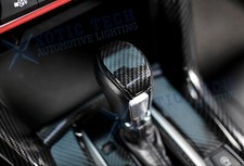 Gear Shift Knob Lever Cover Trim Carbon Fiber Pattern For Honda Civic 10th Gen