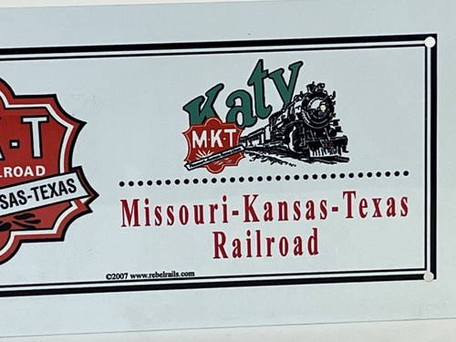 M-T-K 4 Zoll mal 8 Zoll Eisenbahnschild, Bin SH - Bild 3 von 3