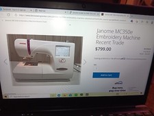 Janome MC 300E EMBROIDERY MACHINE