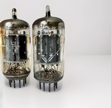 Holy Grail Pair Nos Telefunken Ecc82 12au7a Long Smooth Plates