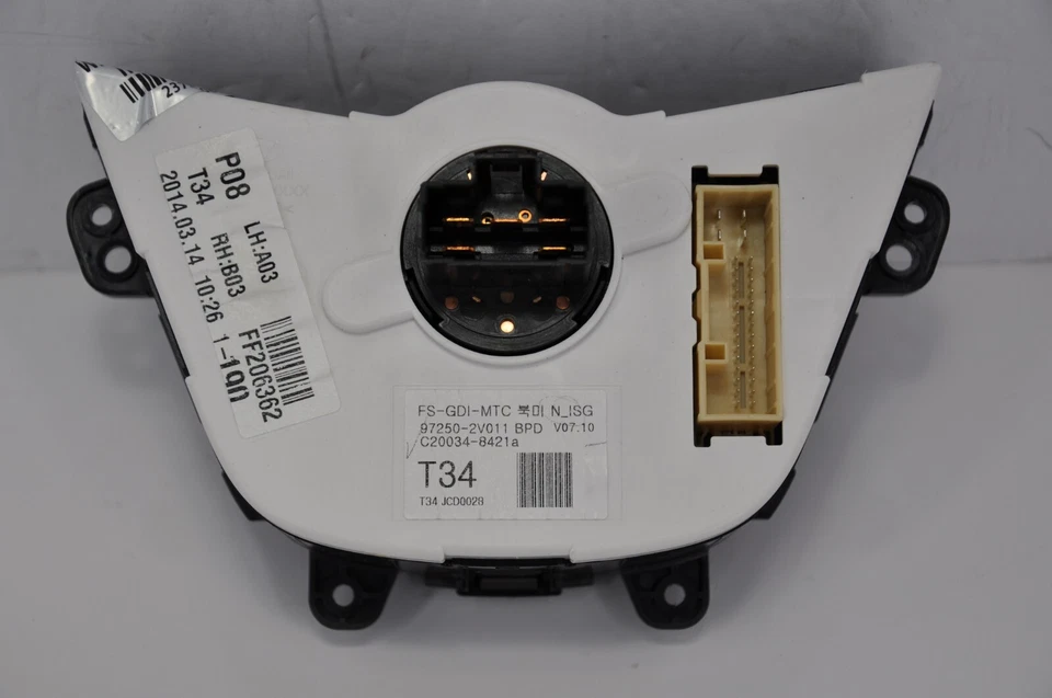 🚘✅ HYUNDAI VELOSTER AC 2012-2017 TEMPERATURA CLIMATIZADOR BRILLO 97250-2V011 Foto 3 de 4