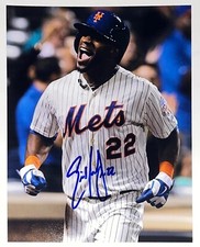 Eric Young Jr Auto Signed 8x10 Photo New York Mets Seattle Mariners Coach MLB