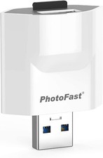 PhotoFast i-Flash Drive photocube - Micro SD Card Reader, Color: White