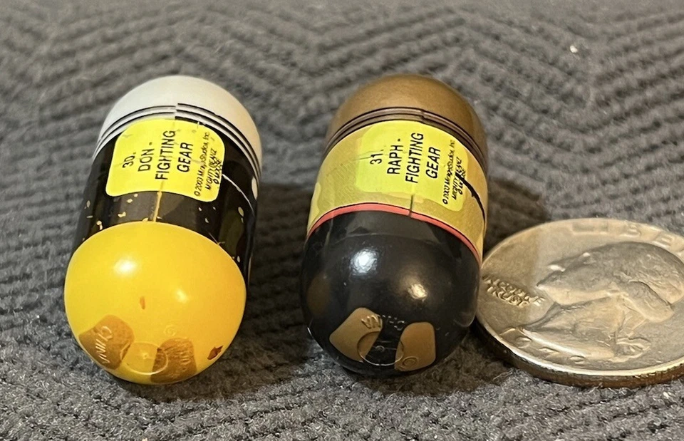 Mighty BEANZ 2003 #30 Don Fighting Gear TMNT & 31 Raph Fighting Gear - Image 3 of 3