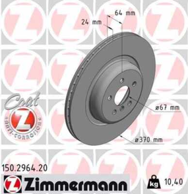LORDCO - ZIMMERMAN 150296420 Disc Brake Rotor