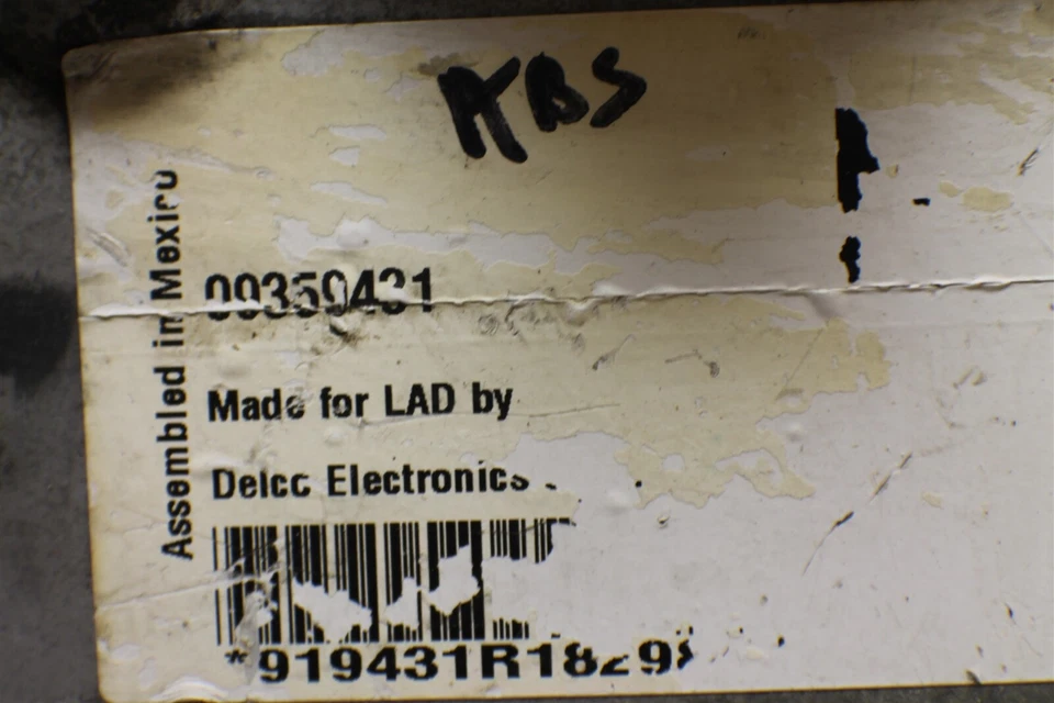 Oldsmobile Alero Pontiac Grand Am 1999 sistema de frenos ABS 9359431 módulo 02 12G2 Foto 4 de 4
