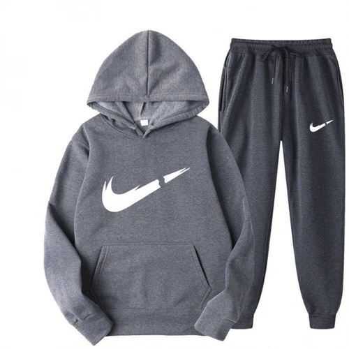 NEW Mens Casual Tracksuits Set Sports Hoodies Sweatpants Outfit Hooded Sweatsuit - Picture 17 of 35