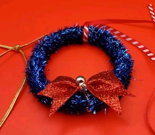 Handmade Christmas Wreath Ornaments Set Of 3 - Picture 4 of 7