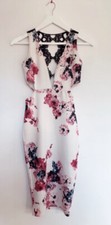 Floral Low Cut Dress