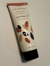 Bath Body Works Almond Vanilla Body Cream Natural Almond Oil 8oz Rare