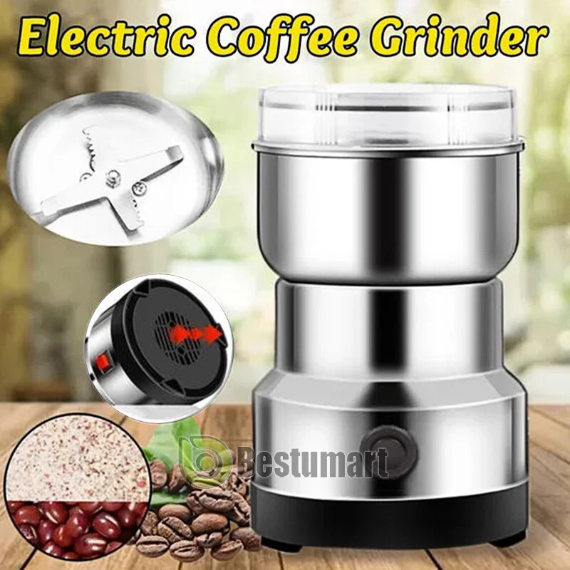 5core 150W potente molinillo eléctrico de café con tuerca de frijoles Spice  Spice Backer 2 paquete