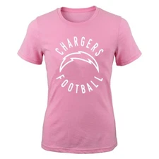 Los Angeles Chargers Outerstuff NFL Youth Pink "PK Full Circle" T-Shirt