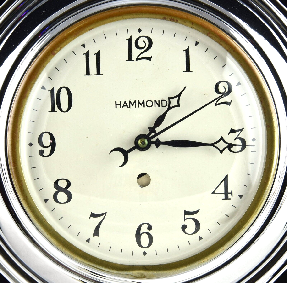 Wall Clock Hammond CHROME Octagon Synchronous 1930s | eBay