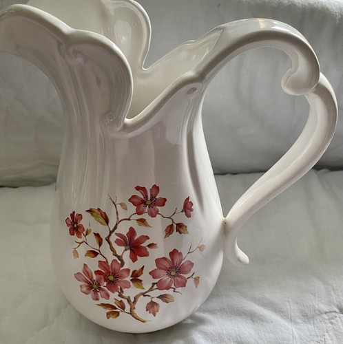 Vintage Haeger 4235 USA Wash Basin & Matching Royal Haeger Pitcher NICE EUC - Picture 9 of 12