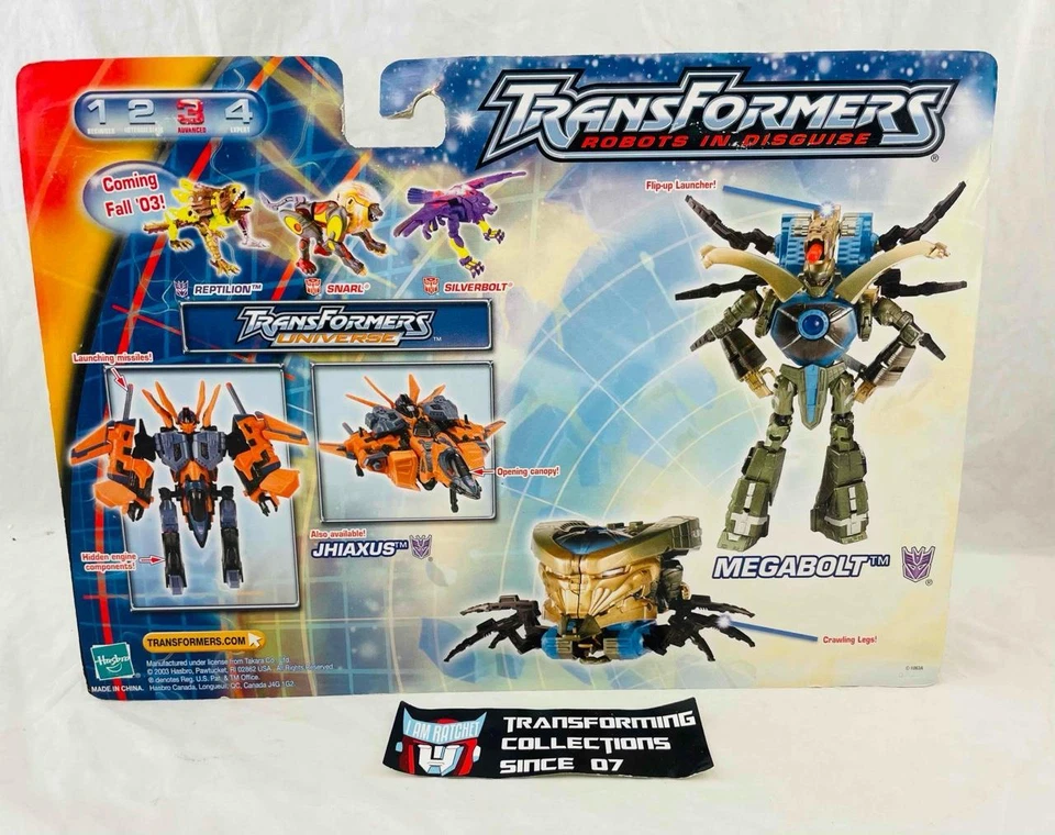 Transformers 2003 Robots In Disguise RID Megabolt Emissary MOSC - Image 2 of 2