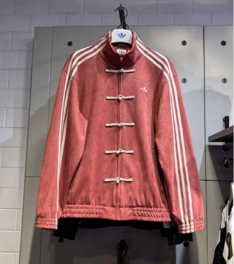 adidasアディダス 中国限定 蛇年トラックジャケット　赤) Lサイズ adidas アディダス 中国限定 蛇年 トラックジャケット レッド/1q
