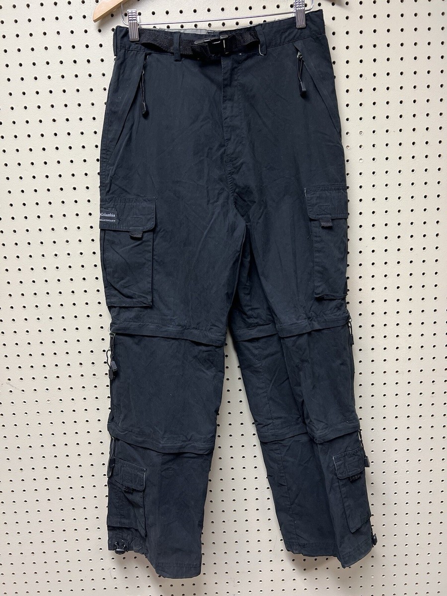 Vintage Columbia Cargo Pants Zip Convertible Shorts Capri Outdoor