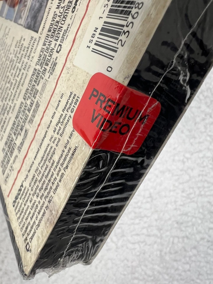 Dances with Wolves VHS (1991) Factory-Sealed Orion Home Video, Watermark, Rare - Image 4 of 4