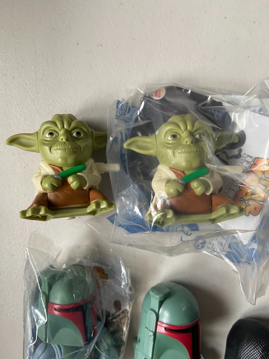 Star Wars Burger King Figures & Ships Lot of 27 Darth Vader Boba