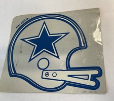 Vintage Dallas Cowboys Early 70  s Football Helmet Sticker , 5  By 4  