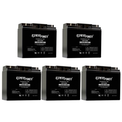 5 packs of 6_DZM-20 Replacement SLA AGM Rechargeable Batteries