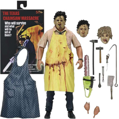 NECA Texas Chainsaw Massacre Leatherface Ultimate 7'' Action Figure 50th Anniver