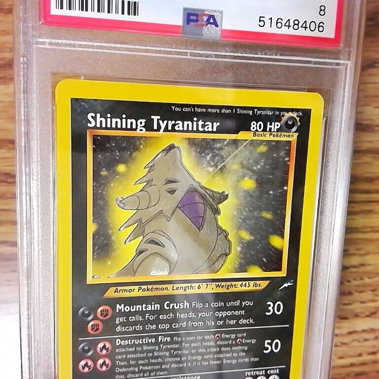 Shining Tyranitar 113/105 NEO DESTINY Graded Pokemon Card Shining Tyranitar 113/105 NEO DESTINY Graded Pokemon Card
