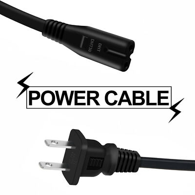 UL 2-Prong 6ft AC Power Cord Cable Lead For Kawai CE220 NV10S Digital Piano Plug