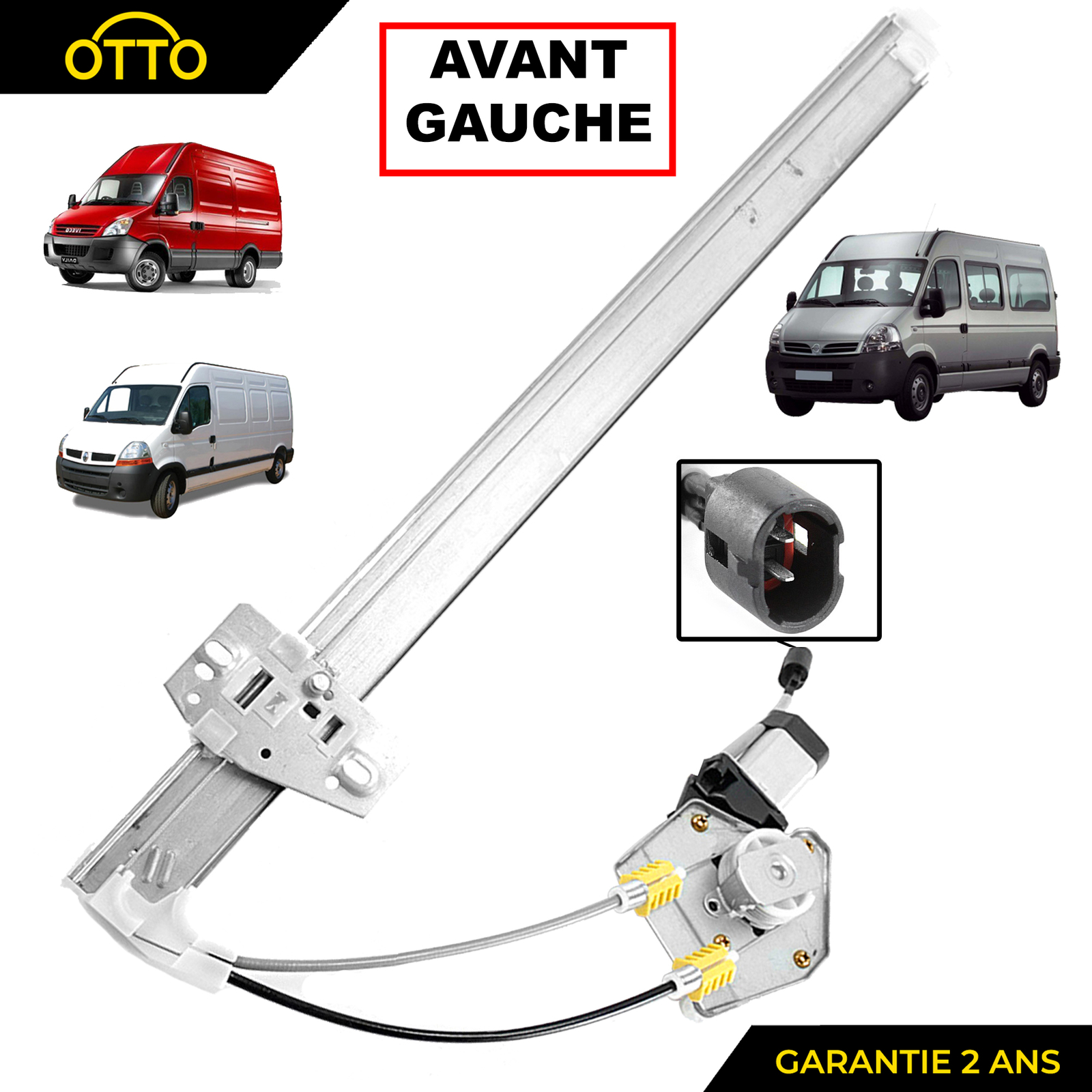 Mécanisme de lève vitre avant gauche Master 2 Interstar Movano 1997-2010