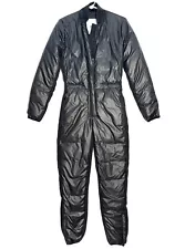LUXTON Womens Sculpt Ski Jumpsuit Black (MSRP $1,095)