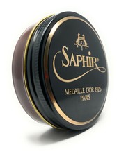 Medium Brown - Saphir Medaille d'Or Pate de Luxe Shoe Polish Wax - 50ml Tin