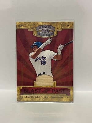 2004 Throwback Threads Blast From the Past Materials #BP16 Juan Gonzalez  /250