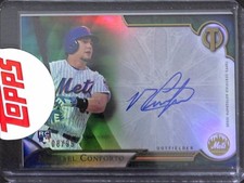 2016 Topps Tribuite Green Autograph #TA--MCO Michael Conforto No 8 of 99
