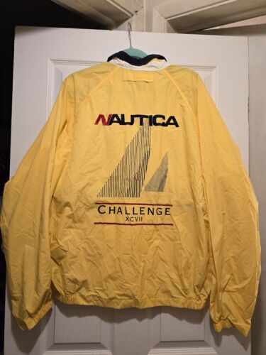 Nautica Challenge Vintage 90's Taiwan Windbreaker Sailing Jacket XL