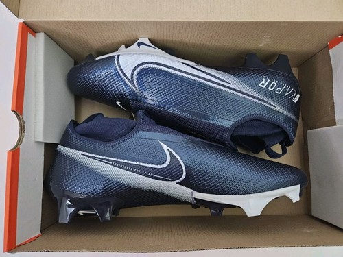 NIKE VAPOR EDGE PRO 360 FOOTBALL CLEATS MEN'S SIZE US 14 CV6345-401 NAVY WHITE - Picture 10 of 15