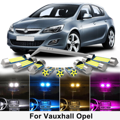 LED Interior Light Bulb For Vauxhall Opel Karl Astra Vectra Corsa Insignia Agila