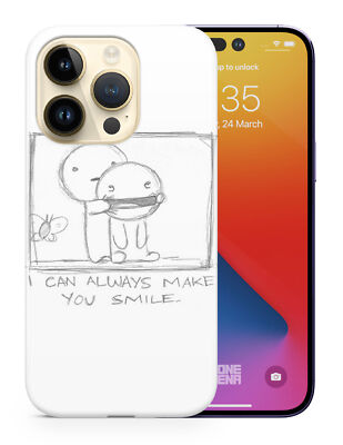 CASE COVER FOR APPLE IPHONE|CUTE ADORABLE FUNNY SKETCH ART #1