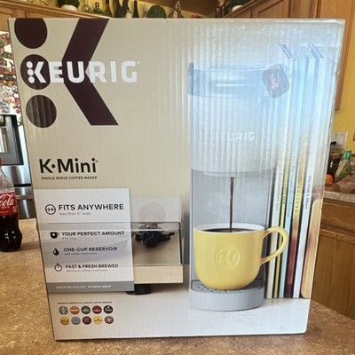 Keurig K-Mini Pod Coffee Maker Single Serve K-Cup Studio Gray 6-12oz One-Cup