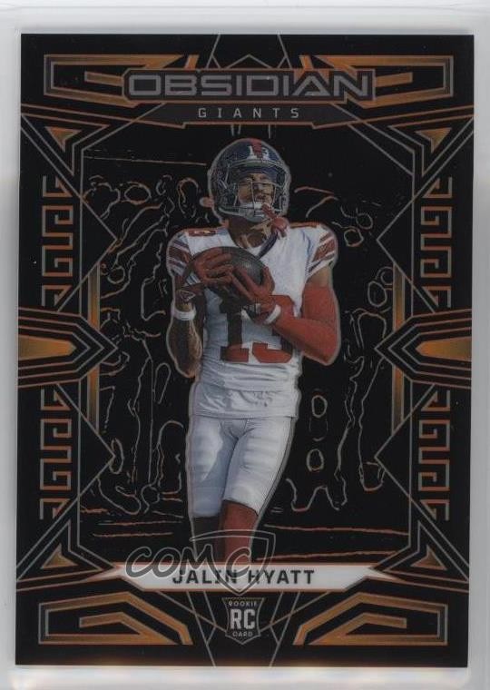 2023 Panini Obsidian Orange Electric Etch /49 Jalin Hyatt #175 Rookie RC 0wl1