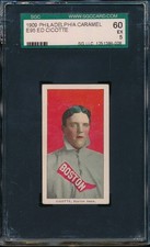 1909 E95 Philadelphia Caramel Eddie Cicotte RC SGC 5 Centered Red Sox Black Sox
