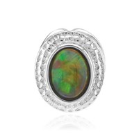 Cavill Opal AnhäNger 0,75Ct Oval Cabochon 925 Silber Plattiert Damen