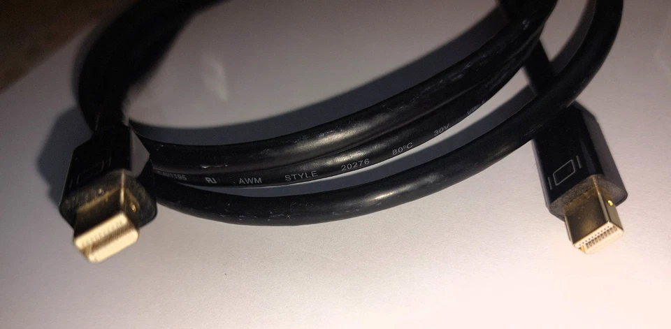 1.5 Meter Mini Display Port Kabel (beidseitig) DP Anschlusskabel neuwertig - Bild 2 von 2