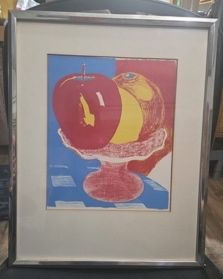 TOM WESSELMANN Fruit plate from One Cent Life Portfolio Lithograp.. Parts Only